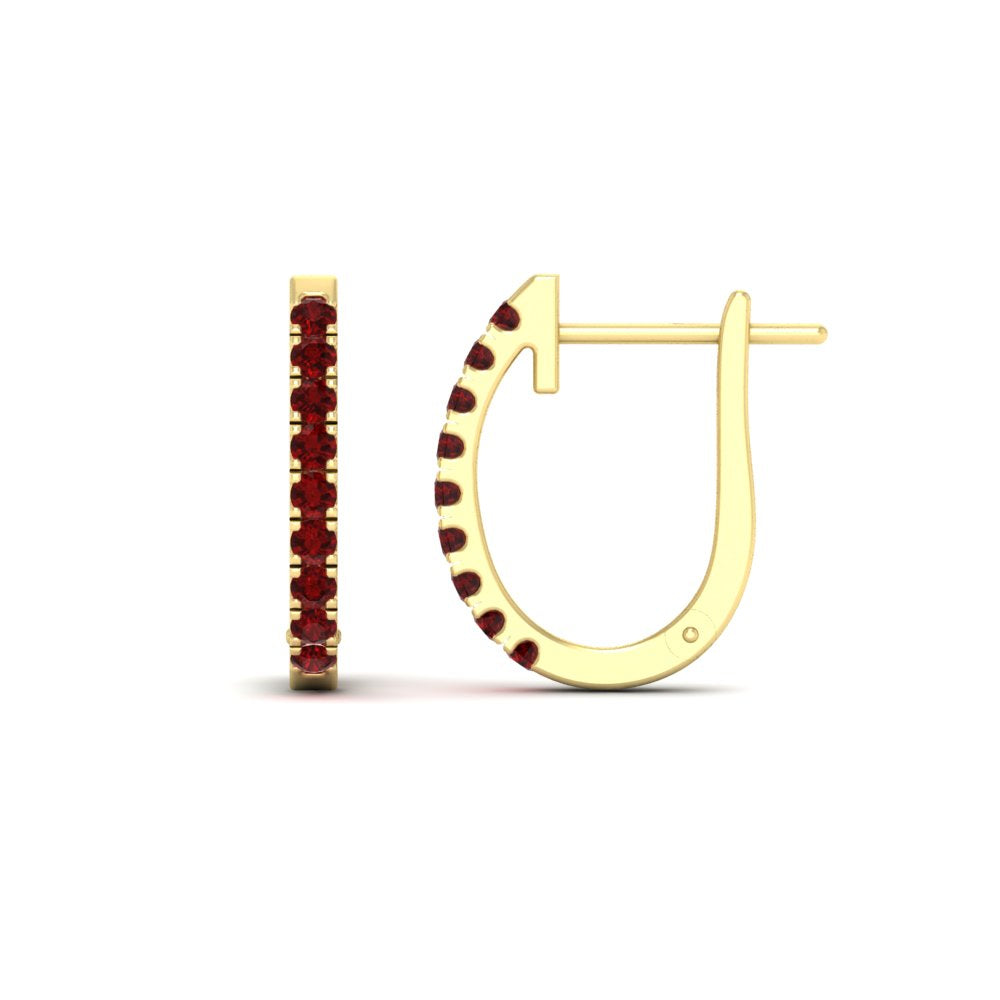 0.75-carat-classic-ruby-huggie-hoop-earring-in-yellow-gold-FDEAR11260GRUDRANGLE2-0.75-NL-YG