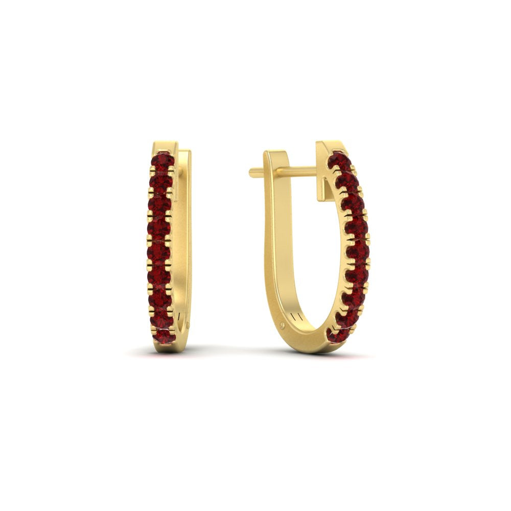 0.75-carat-classic-ruby-huggie-hoop-earring-in-yellow-gold-FDEAR11260GRUDRANGLE2-0.75-NL-YG