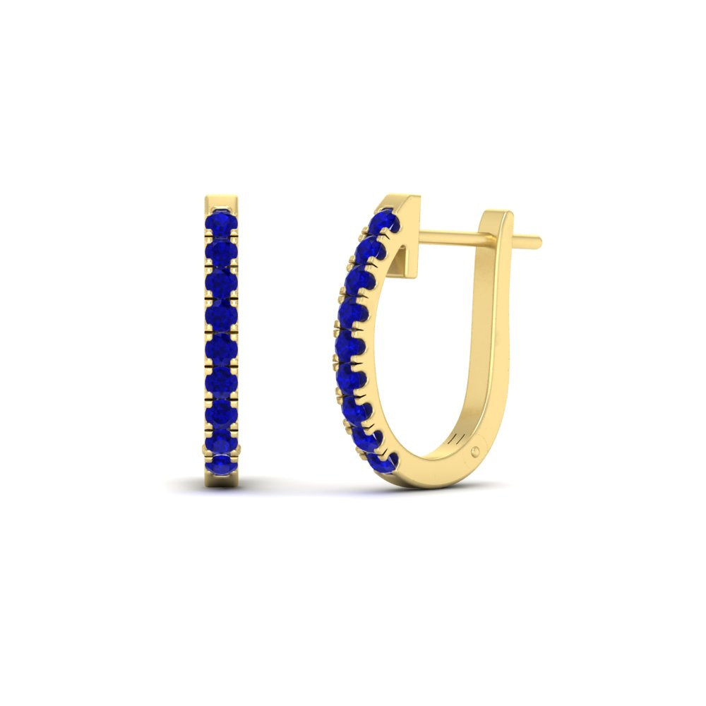 0.75-carat-classic-sapphire-huggie-hoop-earring-in-yellow-gold-FDEAR11260GSABLANGLE2-0.75-NL-YG