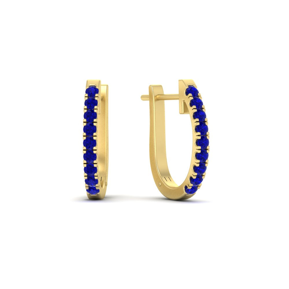 0.75-carat-classic-sapphire-huggie-hoop-earring-in-yellow-gold-FDEAR11260GSABLANGLE2-0.75-NL-YG