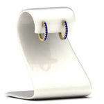 Load image into Gallery viewer, 0.75-carat-classic-sapphire-huggie-hoop-earring-in-yellow-gold-FDEAR11260GSABLANGLE2-0.75-NL-YG
