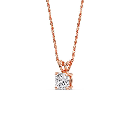 Cushion Cut Solitaire Pendant