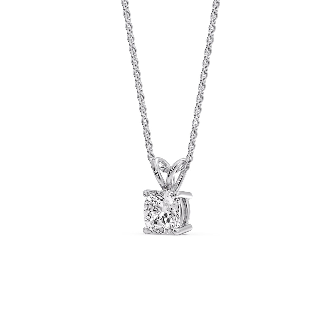 Cushion Cut Solitaire Pendant