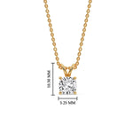 Load image into Gallery viewer, Cushion Cut Solitaire Pendant
