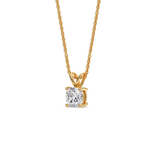 Cushion Cut Solitaire Pendant