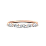 Load image into Gallery viewer, 0.75-carat-east-west-diamond-wedding-marquise-ring-in-rose-gold-FD9346MQBANGLE3-0.75CT-NL-RG
