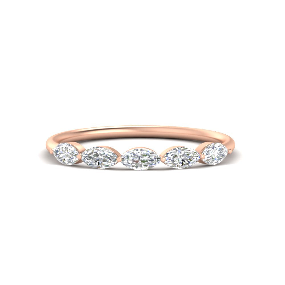 0.75-carat-east-west-diamond-wedding-marquise-ring-in-rose-gold-FD9346MQBANGLE3-0.75CT-NL-RG