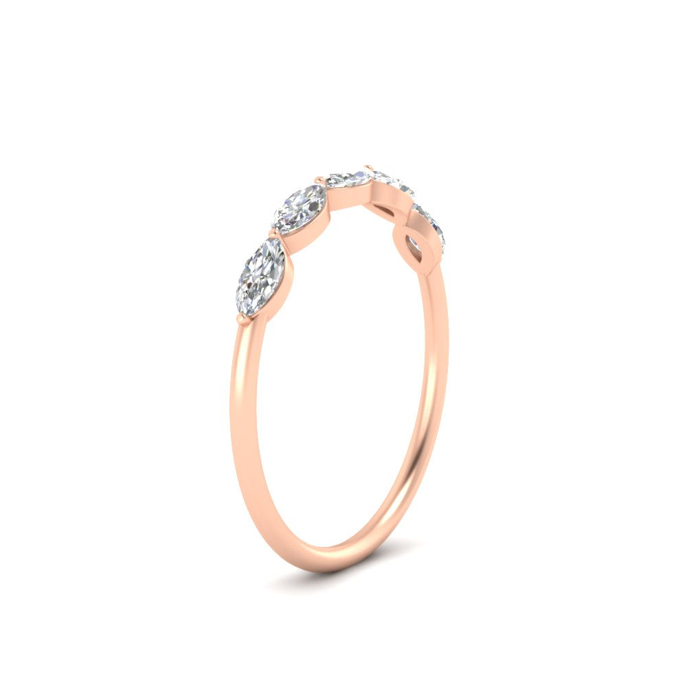 0.75-carat-east-west-diamond-wedding-marquise-ring-in-rose-gold-FD9346MQBANGLE3-0.75CT-NL-RG