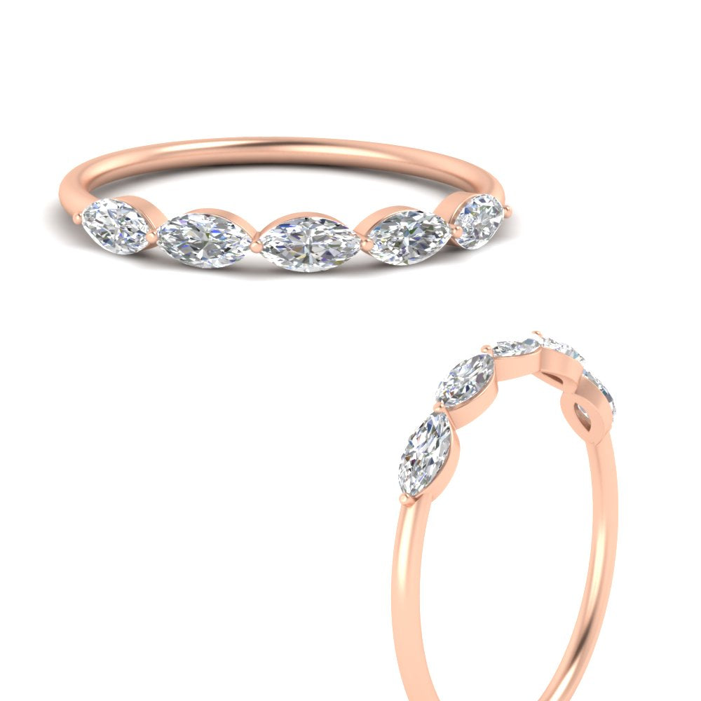 0.75-carat-east-west-diamond-wedding-marquise-ring-in-rose-gold-FD9346MQBANGLE3-0.75CT-NL-RG