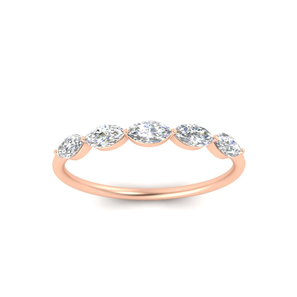 0.75-carat-east-west-diamond-wedding-marquise-ring-in-rose-gold-FD9346MQBANGLE3-0.75CT-NL-RG