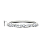 Load image into Gallery viewer, 0.75-carat-east-west-diamond-wedding-marquise-ring-in-white-gold-FD9346MQBANGLE3-0.75CT-NL-WG
