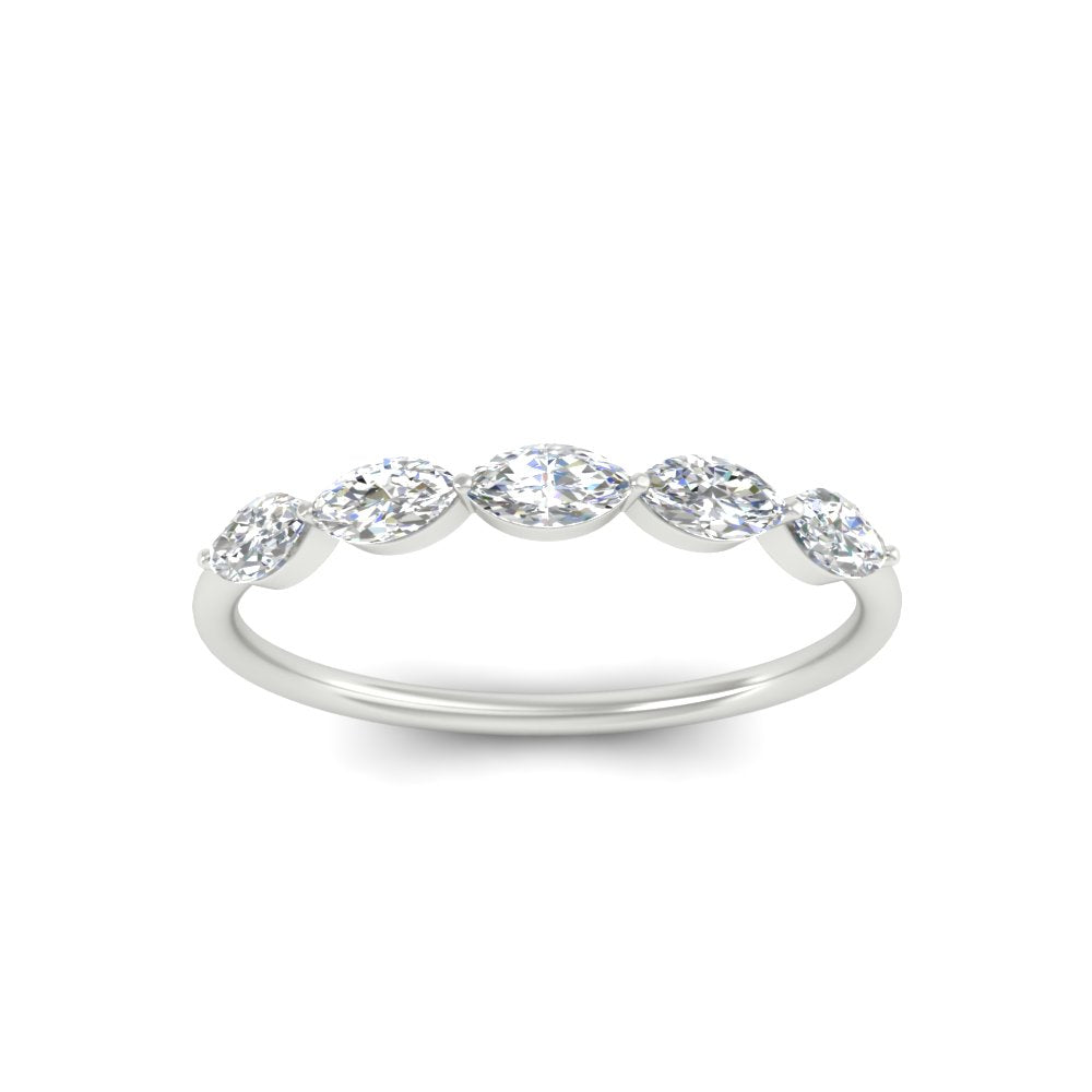 0.75-carat-east-west-diamond-wedding-marquise-ring-in-white-gold-FD9346MQBANGLE3-0.75CT-NL-WG