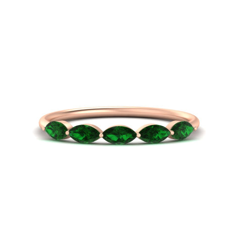0.75-carat-east-west-emerald-wedding-marquise-ring-in-rose-gold-FD9346MQBGEMGRANGLE3-0.75CT-NL-RG