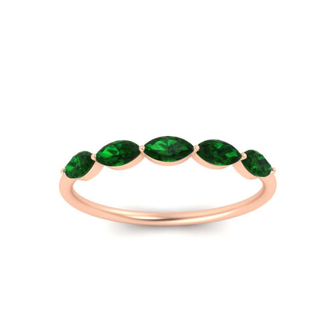 0.75-carat-east-west-emerald-wedding-marquise-ring-in-rose-gold-FD9346MQBGEMGRANGLE3-0.75CT-NL-RG