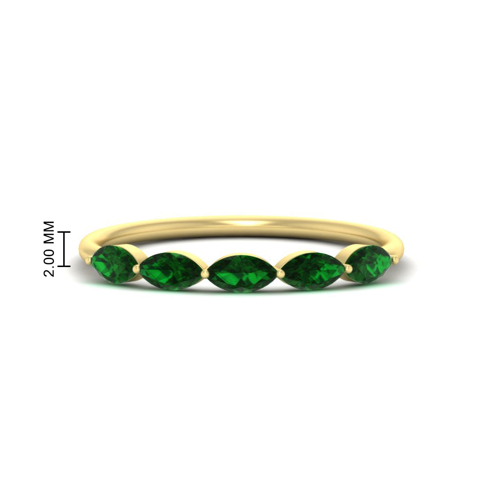 0.75-carat-east-west-emerald-wedding-marquise-ring-in-yellow-gold-FD9346MQBGEMGRANGLE3-0.75CT-NL-YG