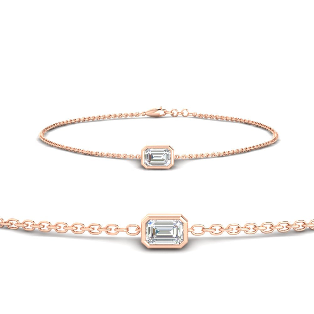 bezel-set-emerald-chain-bracelet-0-75-carat