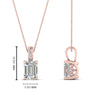 Load image into Gallery viewer, 0.75-carat-emerald-cut-diamond-filigree-pendant-in-FDPD10681EM-0.75CTANGLE2-NL-RG