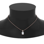 Load image into Gallery viewer, 0.75-carat-emerald-cut-diamond-filigree-pendant-in-FDPD10681EM-0.75CTANGLE2-NL-RG
