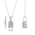 Load image into Gallery viewer, 0.75-carat-emerald-cut-diamond-filigree-pendant-in-FDPD10681EM-0.75CTANGLE2-NL-WG
