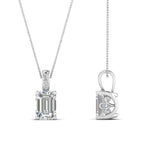 Load image into Gallery viewer, 0.75-carat-emerald-cut-diamond-filigree-pendant-in-FDPD10681EM-0.75CTANGLE2-NL-WG
