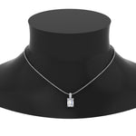 Load image into Gallery viewer, 0.75-carat-emerald-cut-diamond-filigree-pendant-in-FDPD10681EM-0.75CTANGLE2-NL-WG
