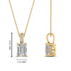 Load image into Gallery viewer, 0.75-carat-emerald-cut-diamond-filigree-pendant-in-FDPD10681EM-0.75CTANGLE2-NL-YG