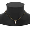 Load image into Gallery viewer, 0.75-carat-emerald-cut-diamond-filigree-pendant-in-FDPD10681EM-0.75CTANGLE2-NL-YG