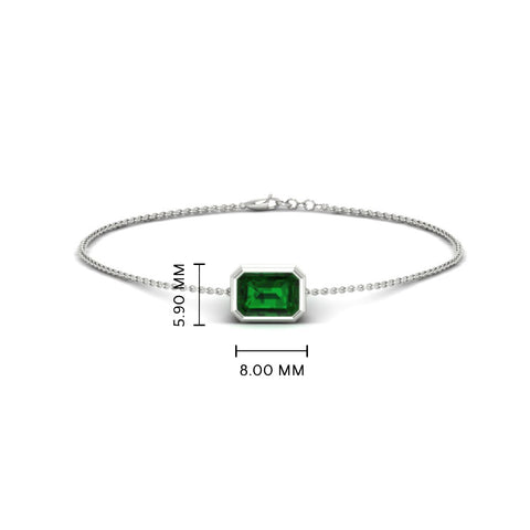 0.75-carat-emerald-cut-emerald-bezel-set-chain-bracelet-in-white-gold-FD-BRC11133EMGEMGRANGLE2-0.75CT-NL-WG-HW
