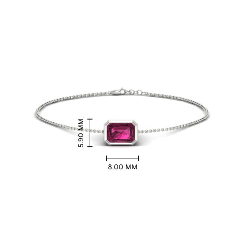 0.75-carat-emerald-cut-pink-sapphire-bezel-set-chain-bracelet-in-white-gold-FD-BRC11133EMGSADRPIANGLE2-0.75CT-NL-WG-HW