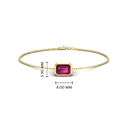 0.75-carat-emerald-cut-pink-sapphire-bezel-set-chain-bracelet-in-yellow-gold-FD-BRC11133EMGSADRPIANGLE2-0.75CT-NL-YG-HW