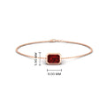 Thumbnail 19 - 0.75-carat-emerald-cut-ruby-bezel-set-chain-bracelet-in-rose-gold-FD-BRC11133EMGRUDRANGLE2-0.75CT-NL-RG-HW