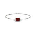 Thumbnail 38 - 0.75-carat-emerald-cut-ruby-bezel-set-chain-bracelet-in-white-gold-FDBRC11133EMGRUDRANGLE2-0.75CT-NL-WG