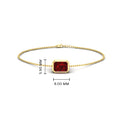 Thumbnail 59 - 0.75-carat-emerald-cut-ruby-bezel-set-chain-bracelet-in-yellow-gold-FD-BRC11133EMGRUDRANGLE2-0.75CT-NL-YG-HW