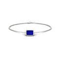 Thumbnail 26 - 0.75-carat-emerald-cut-sapphire-bezel-set-chain-bracelet-in-white-gold-FDBRC11133EMGSABLANGLE2-0.75CT-NL-WG