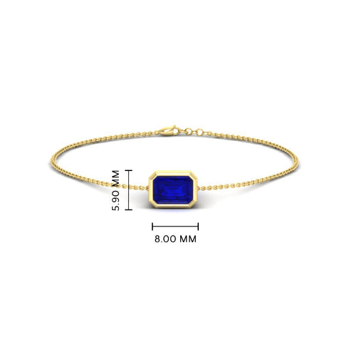 0.75-carat-emerald-cut-sapphire-bezel-set-chain-bracelet-in-yellow-gold-FD-BRC11133EMGSABLANGLE2-0.75CT-NL-YG-HW