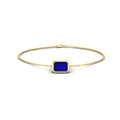 Thumbnail 46 - 0.75-carat-emerald-cut-sapphire-bezel-set-chain-bracelet-in-yellow-gold-FDBRC11133EMGSABLANGLE2-0.75CT-NL-YG