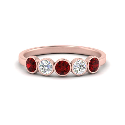 0.75-carat-five-round-ruby-bezel-set-wedding-ring-in-rose-gold-FD10558B-0.15CTGRUDR-NL-RG.jpg?v=1757070473