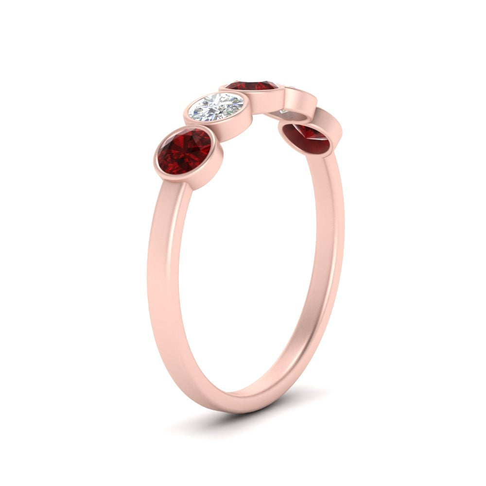 0.75-carat-five-round-ruby-bezel-set-wedding-ring-in-FD10558B-0.15CTGRUDR-NL-RG