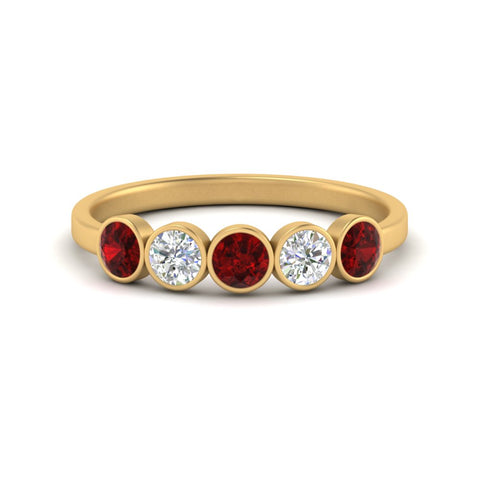 0.75-carat-five-round-ruby-bezel-set-wedding-ring-in-yellow-gold-FD10558B-0.15CTGRUDR-NL-YG.jpg?v=1757070476