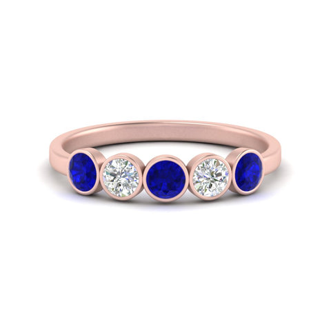 0.75-carat-five-round-sapphire-bezel-set-wedding-ring-in-rose-gold-FD10558B-0.15CTGSABL-NL-RG.jpg?v=1757070473