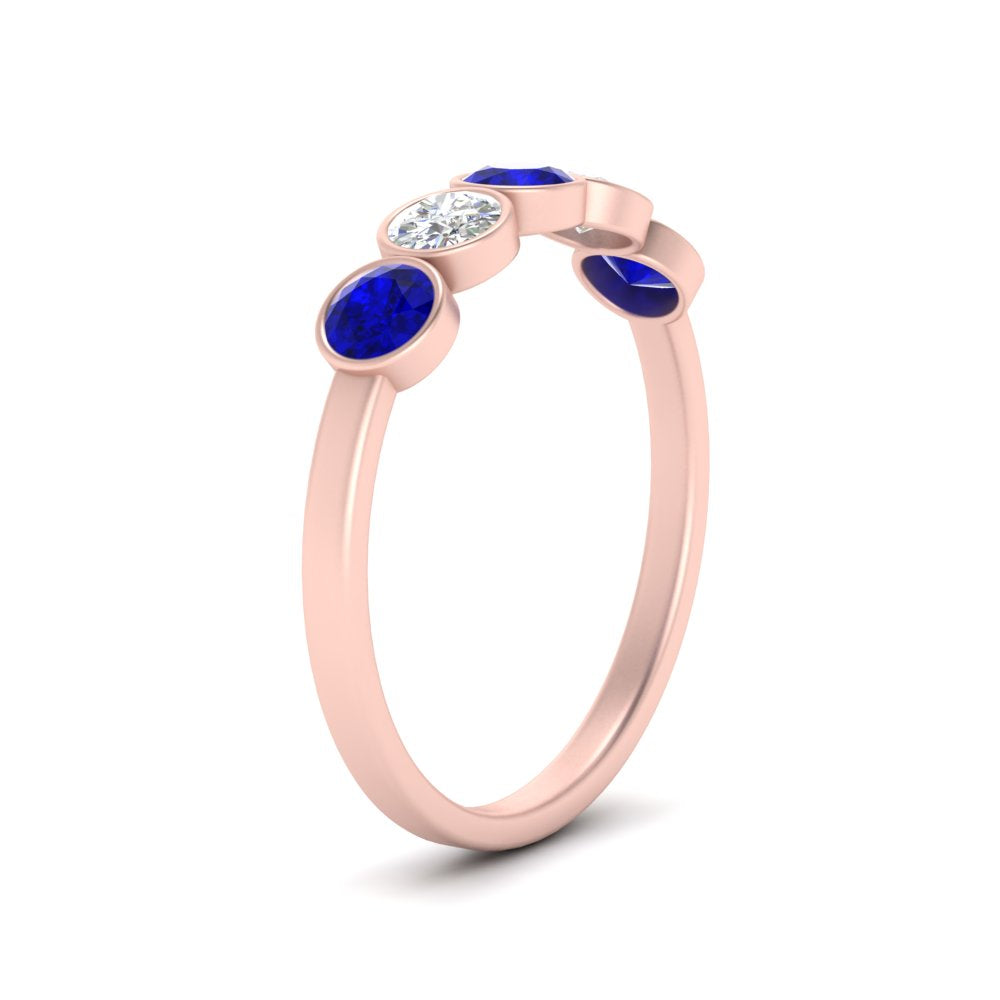 0.75-carat-five-round-sapphire-bezel-set-wedding-ring-in-FD10558B-0.15CTGSABL-NL-RG