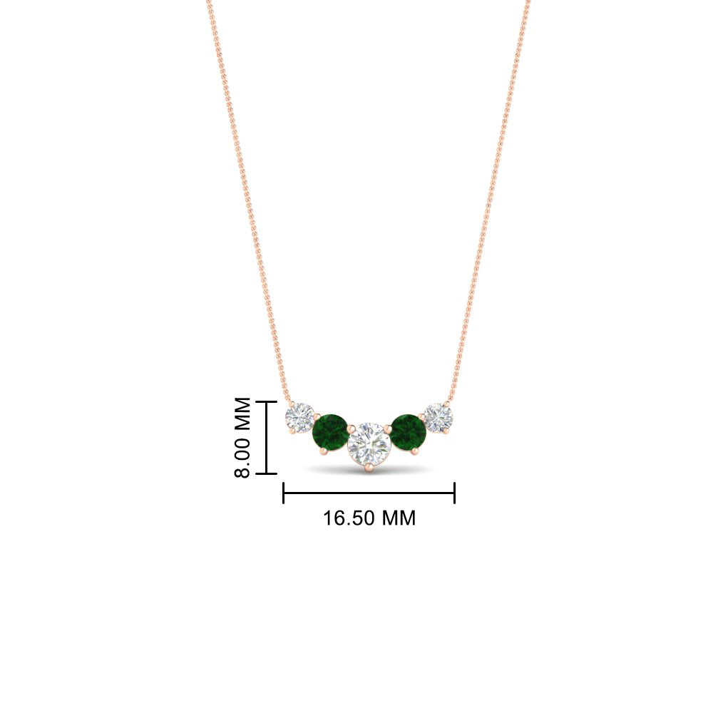 0.75-carat-graduating-round-diamond-pendant-with-emerald-in-FD-PD11130ROGEMGR-0.75CT-NL-RG