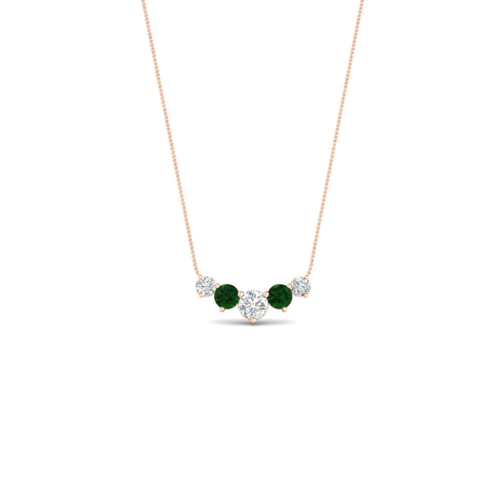 0.75-carat-graduating-round-diamond-pendant-with-emerald-in-FD-PD11130ROGEMGR-0.75CT-NL-RG