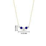 Load image into Gallery viewer, 0.75-carat-graduating-round-diamond-pendant-with-sapphire-in-FD-PD11130ROGSABL-0.75CT-NL-YG
