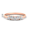 Load image into Gallery viewer, 0.75-carat-heart-shape-5-stone-diamond-wedding-ring-in-rose-gold-FD9600HTB-0.75CT-NL-RG-HW