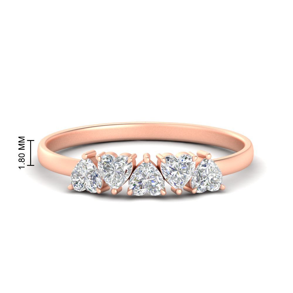 0.75-carat-heart-shape-5-stone-diamond-wedding-ring-in-rose-gold-FD9600HTB-0.75CT-NL-RG-HW
