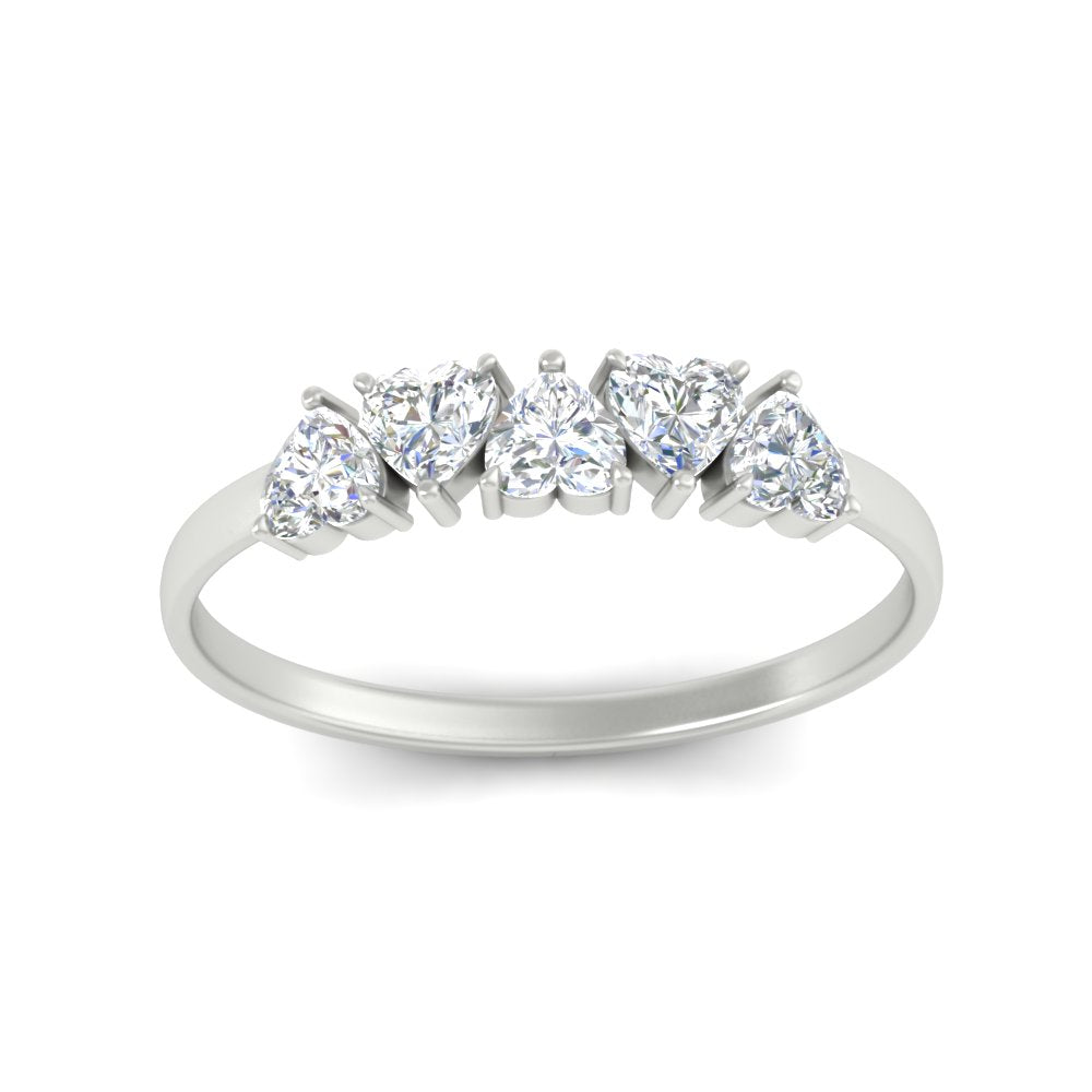 0.75-carat-heart-shape-5-stone-diamond-wedding-ring-in-white-gold-FD9600HTBANGLE5-0.75CT-NL-WG