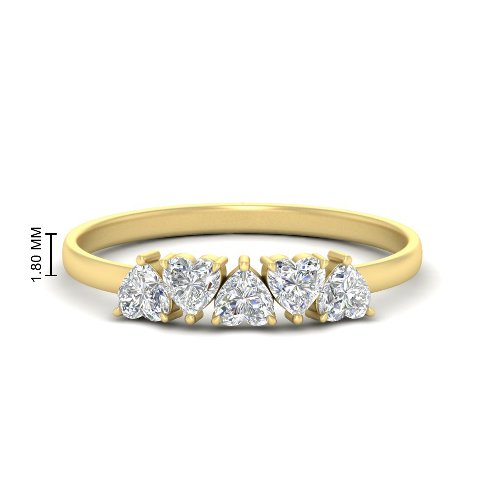 0.75-carat-heart-shape-5-stone-diamond-wedding-ring-in-yellow-gold-FD9600HTB-0.75CT-NL-YG-HW
