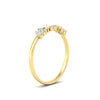 Load image into Gallery viewer, 0.75-carat-heart-shape-5-stone-diamond-wedding-ring-in-yellow-gold-FD9600HTBANGLE2-0.75CT-NL-YG