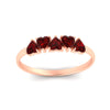 Load image into Gallery viewer, 0.75-carat-heart-shape-5-stone-ruby-wedding-ring-in-rose-gold-FD9600HTBGRUDRANGLE5-0.75CT-NL-RG